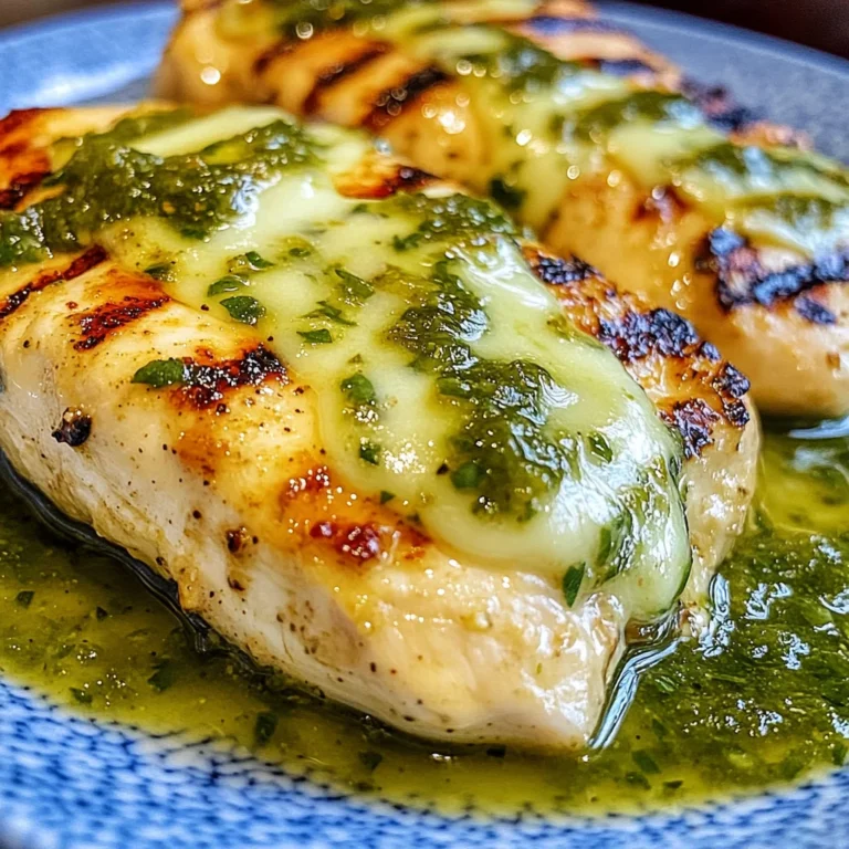 Grilled Salsa Verde Pepper Jack Chicken