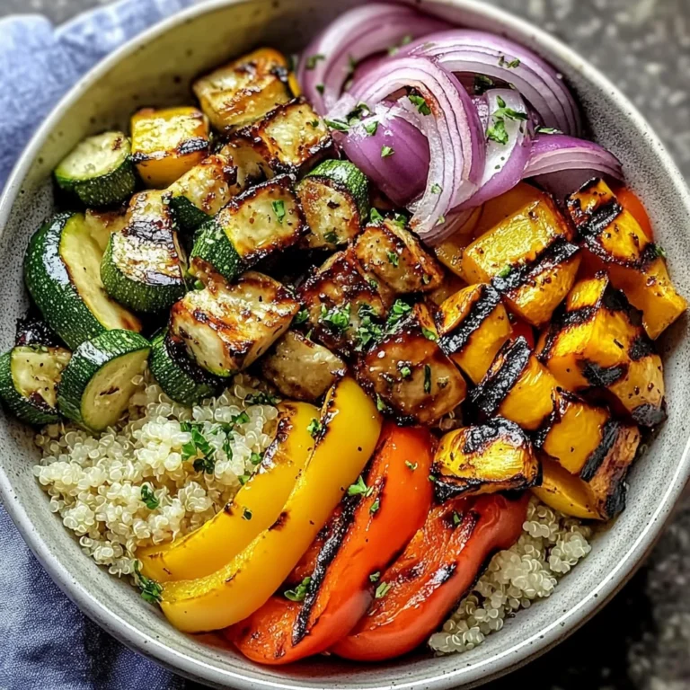 Grilled Veggie Bowl with Quinoa