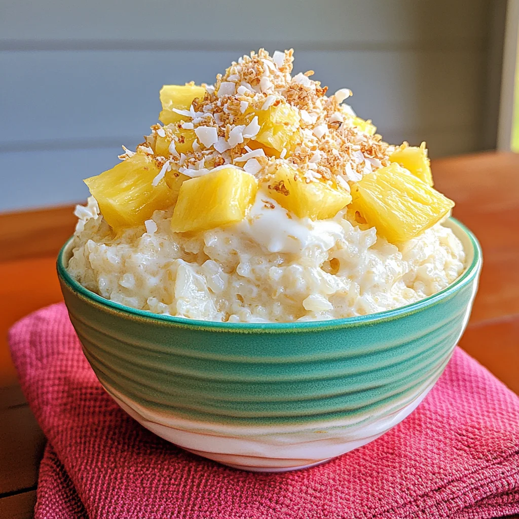 Hawaiian Rice Pudding {aka Rice Hawaiian}