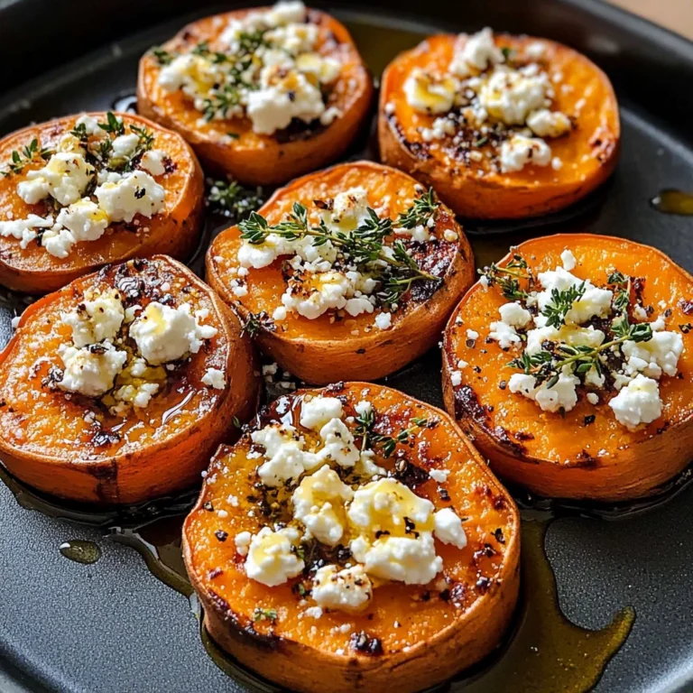Honey Feta Sweet Potato Rounds: A Delicious & Easy Recipe