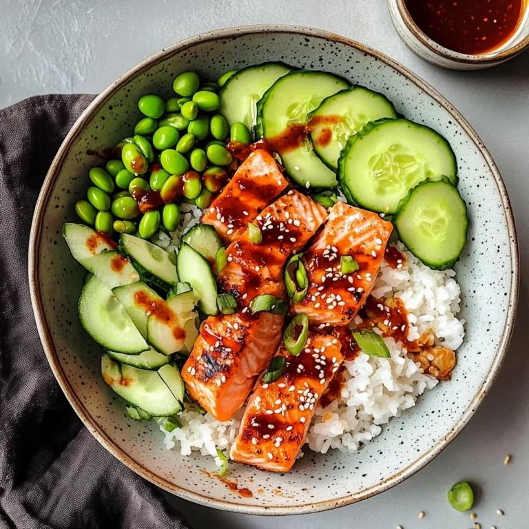 Honey Sriracha Salmon Bowls