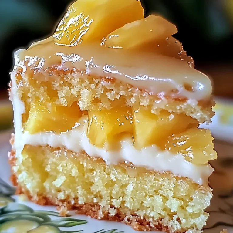 Juicy Pineapple Heaven Cake