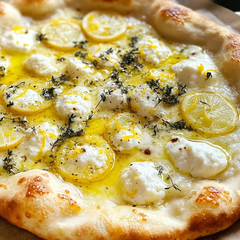 Lemon Pizza