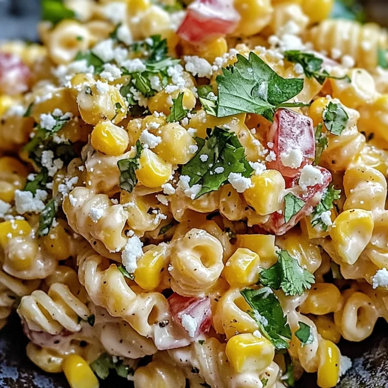 Mexican Street Corn Pasta Salad is a must-try dish!
