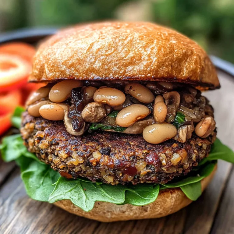 Mushroom Veggie Burgers