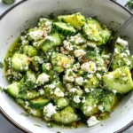 Smashed Cucumber Salad - With Feta and Dill