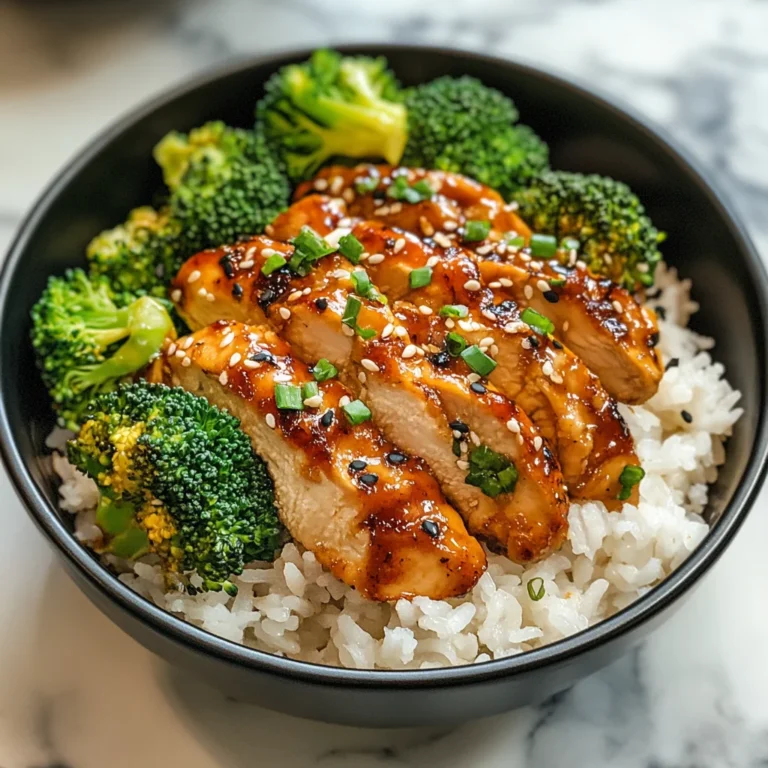 Sticky Chicken Bowls Recipe