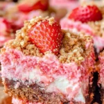 Strawberry Crunch Brownies