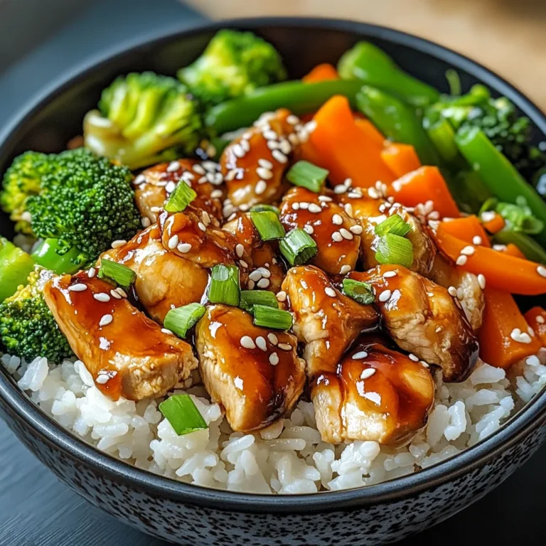 Teriyaki Chicken Rice Bowl