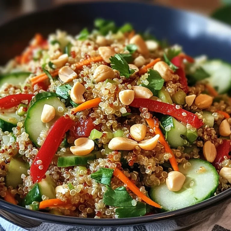 Thai Quinoa Crunch Salad: A Refreshing Healthy Delight!