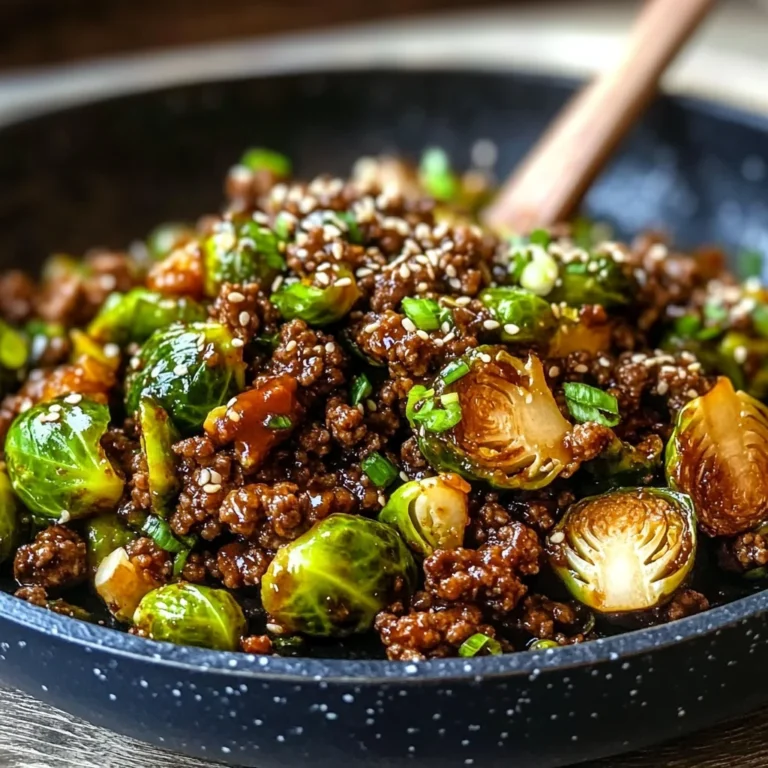 Beef and Brussels Sprouts Stir-Fry