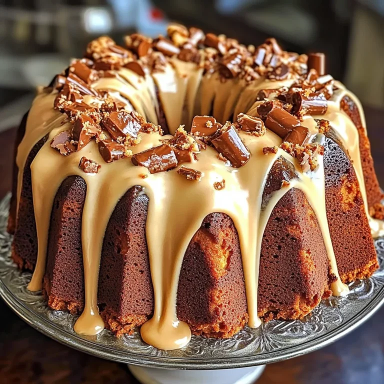 Butterfinger Bundt Cake