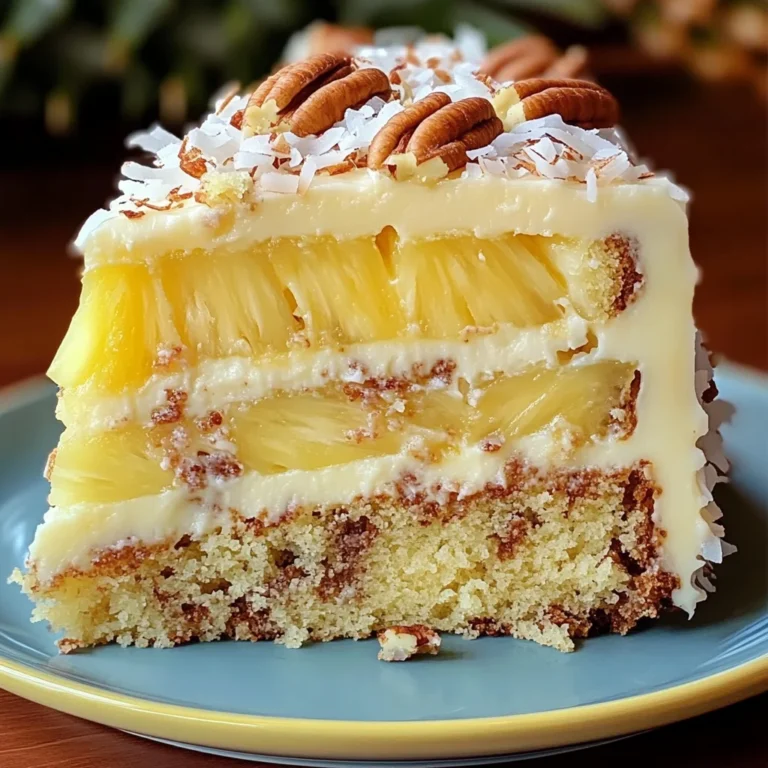 Hawaiian Pineapple Cake Recipe