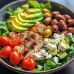 Mediterranean Chicken Salad Bowl